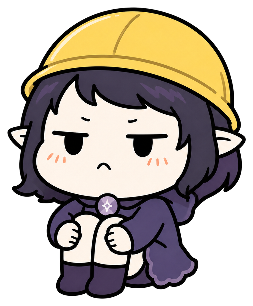 ヘルメットをかぶっためんどいちゃん